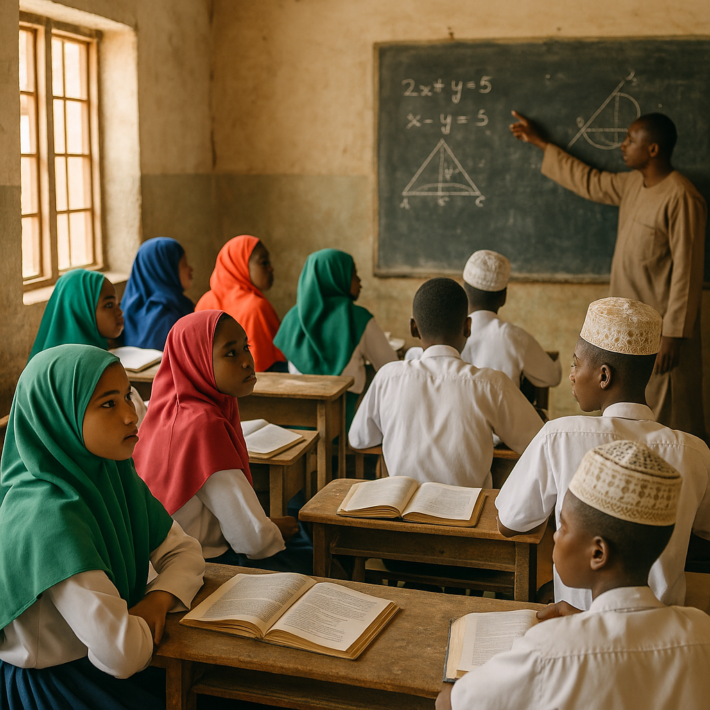 Students in classroom learning